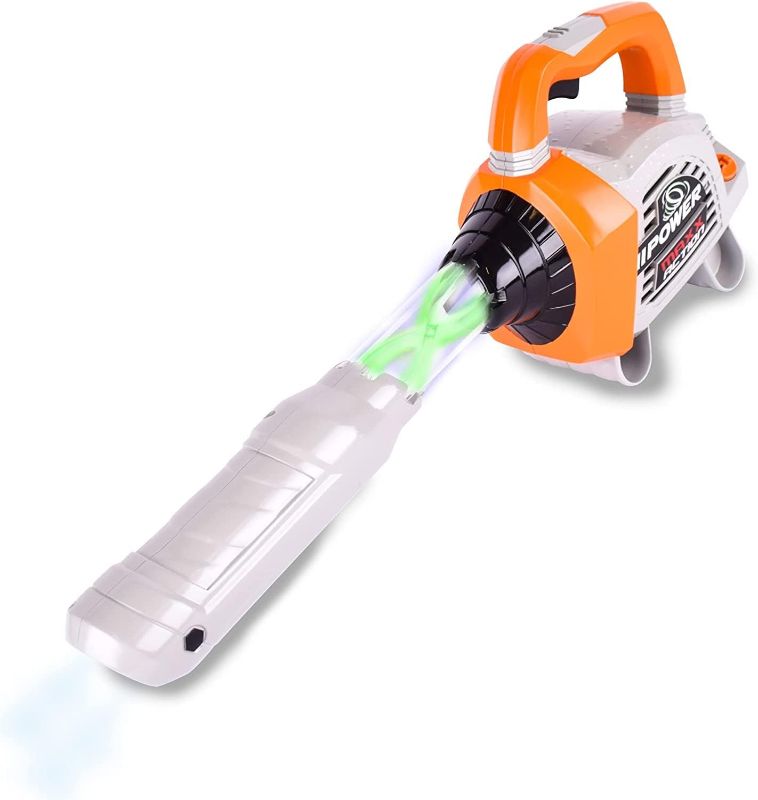 Photo 1 of ***ACTUAL ITEM IS GREEN***Sunny Days Entertainment Leaf Blower Toy for Kids – Pretend Construction Tool with Lights and Sounds – Maxx Action