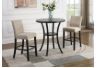 Photo 1 of ***IT DOES NOT APPEAR THAT THE TABLE IS IN BOX***IT IS UNKNOWN IF ALL NECESSARY PARTS ARE HERE FOR CHAIRS*** Furniture Biony 36" Round Bistro Set with 2 Pub-Chairs in Espresso/Tan