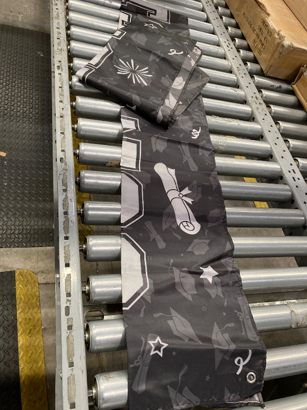 Photo 1 of ***ONLY THE BANNER IS INCLUDED***37Pcs Graduation Banner Balloon Decorations Class of 2025, Congrats Grad Banner Yard Outdoor Decorations, Graduation Balloons Banners Set for High School College Grad Party Supplies, Black Silver***ONLY THE BANNER IS INCLU