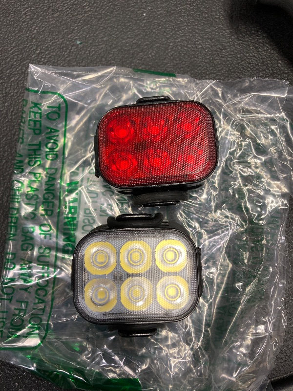 Photo 1 of ***NO CHARGING CORDS /CORDS NOT INCLUDED***Zewdov Bike Lights for Night Riding, USB Rechargeable Bike Lights Front and Back, Waterproof IP65 Bicycle Light, 4+6 Modes Bike Headlight and Tail Light Set,1.5 Hrs Fast Charging, Easy to Install