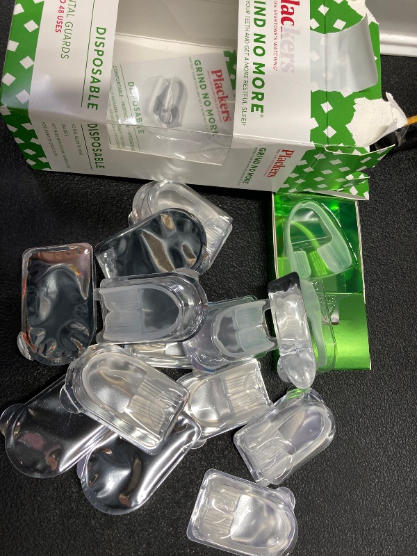Photo 1 of ***15 COUNT, 1 IS MISSING***Plackers Grind No More Night Guard, Nighttime Protection for Teeth, BPA Free, Sleep Well, Ready to Wear, Disposable, One Size Fits All, 16 Count