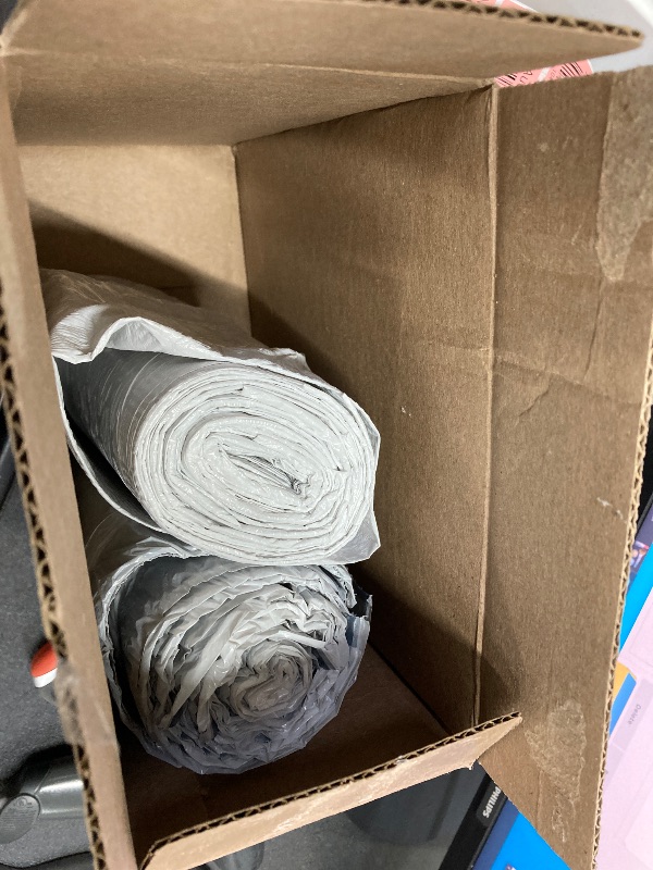 Photo 1 of ***PLZ REFER TO PICTURE AS THERE ARE LOTS OF BAGS MISSING***Glad Tall Kitchen Drawstring Trash Bags - Odorshield 13 Gallon White Trash Bag, Febreze Fresh Clean, 110 Count***ACTUAL COUNT IS UNKNOWN***