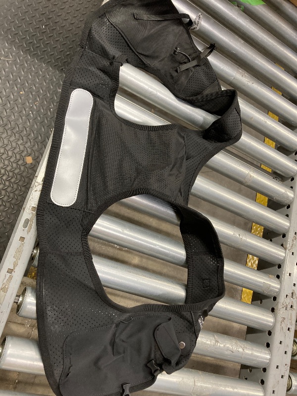 Photo 1 of ***500ml FLASK IS MISSING***Zelvot Running Vest for Men Women, USA Original Patent, Adjustable Chest Straps Running Hydration Vest with 500ml Soft Flask, Lightweight Breathable Reflective Running Vest for Hiking - L/XL***500ml FLASK IS MISSING***