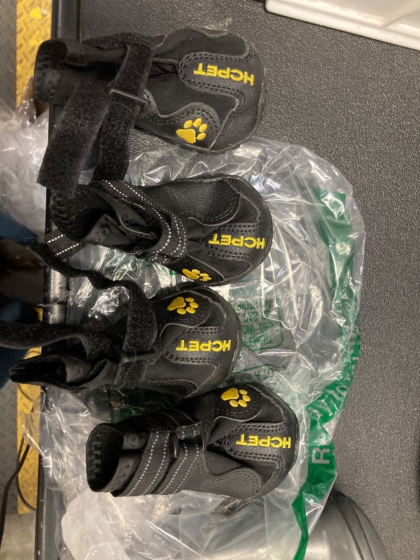 Photo 1 of ***THEY HAVE BEEN PREVIOUSLY WORE BY A DOG WHICH IS VERIFIED BY THE DOG SMELL THEY POSSESS***Hcpet Dog Shoes, Dog Boots for Small Dogs, Waterproof Medium Dog Booties Paw Protector for Summer Hot Pavement, Winter Snowy Day, Outdoor Walking, Indoor Hardfloo