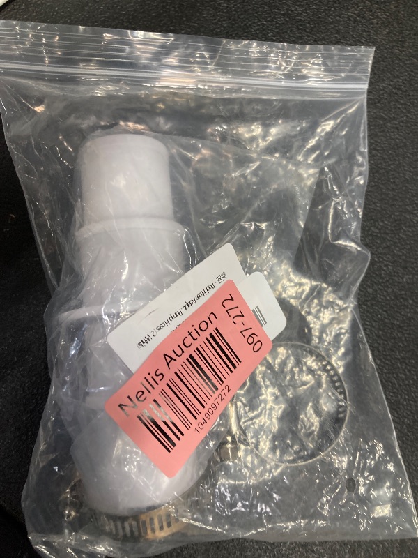 Photo 1 of ***THERE IS ONLY 1 CONNECTOR INCLUDED*REFER TO ACTUAL PICTURES***Pool Hose Adapter Connector, 1-1/4" or 1-1/2" Plastic Coupling for Swimming Pool Vacuum, Cleaner, and Filter Pump Hoses