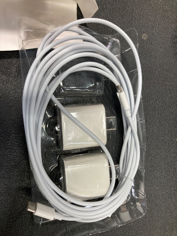 Photo 1 of ***1 BLOCK IS MISSING***DGVERS Fast Charger for iPhone 16 15 Charger Fast Charging 3Pack, 3+6+10ft USBC to USBC Cable Cord &20W Type C Block for iPhone 16 Pro Max/16 Pro/16e/15 Pro Max/15 Pro/16 Plus/15+/iPad Pro/Air/Mini