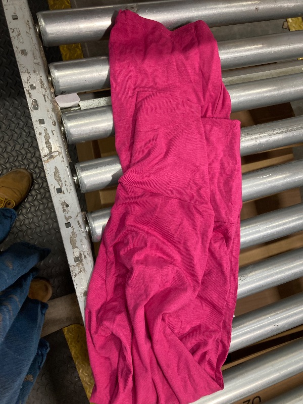 Photo 1 of ***THE TOP IS MISSING***ONLY THE LEGGINGS ARE INCLUDED***ANRABESS Lounge Sets for Women 2 Piece Foldover Yoga Flare Leggings Pants Crop Tops Casual Y2K Outfits Matching Tracksuit Set Hot Pink Small