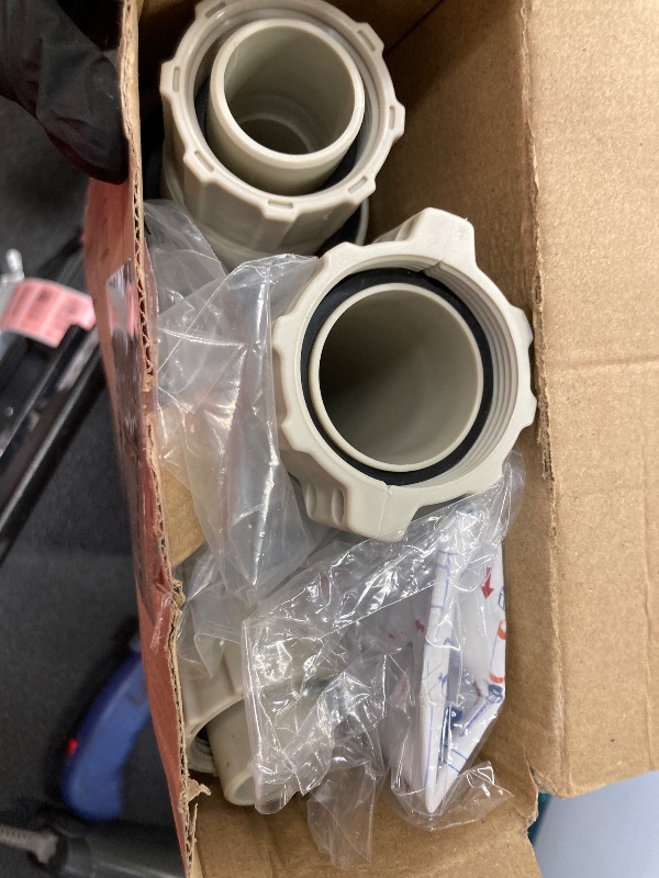 Photo 1 of Pool Fountain for Above and In-Ground Pools, Dual Spray Waterfall Sprinkler Fountain, Above Ground Pool Accessories, Adjustable Waterfall Cooling and Relaxation