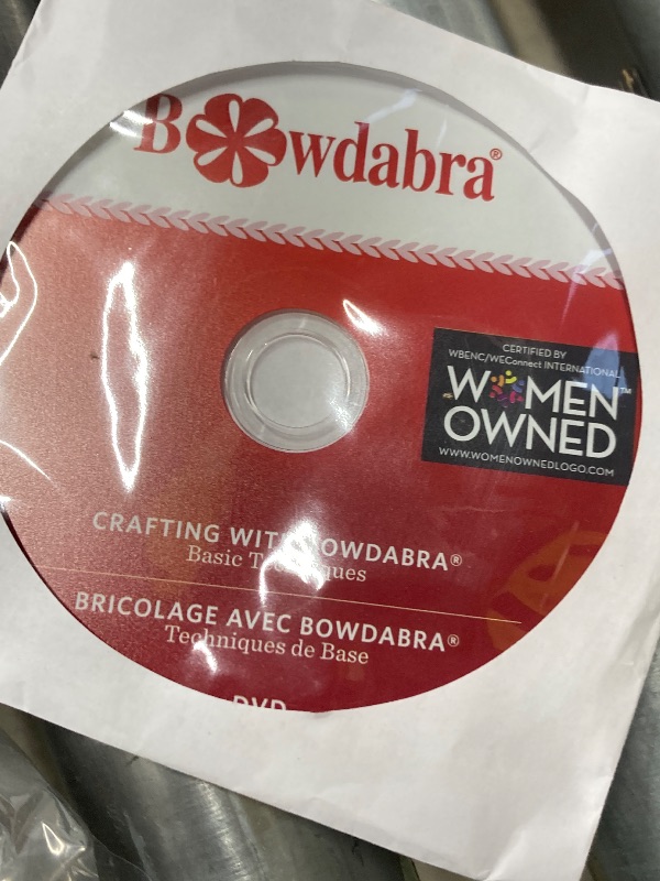 Photo 1 of ***(PARTS ONLY -MISSING PIECES -SELLING AS PARTS ONLY)*** 
Morex x Bowdabra Mini Bow Maker, and 100 yd Gold Wire