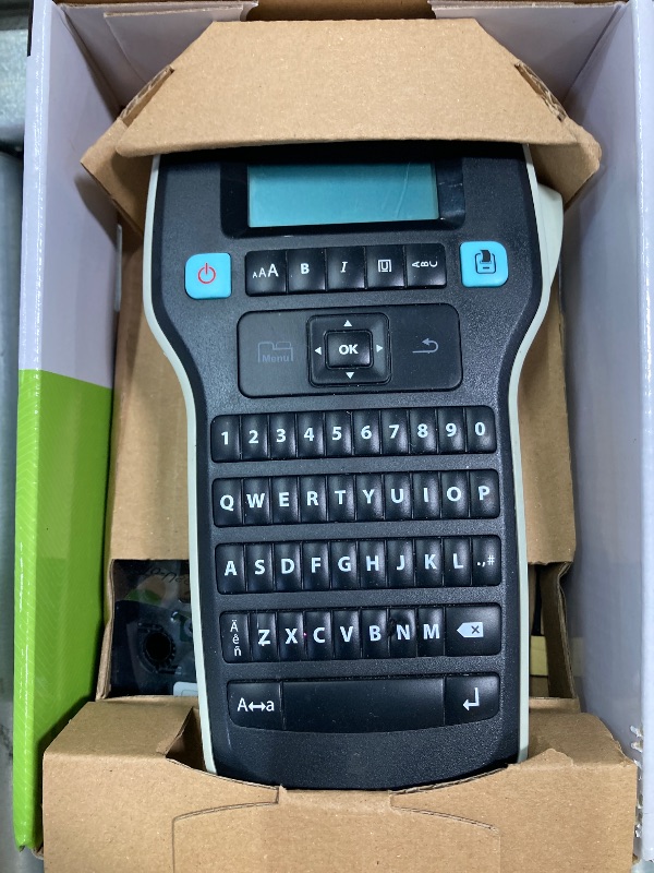 Photo 1 of ***(PARTS ONLY -SELLING AS PARTS ONLY-DO NOT WORK PROPERLY)***
DYMO LabelManager 160 Portable Label Maker Bundle, Easy-to-Use, One-Touch Smart Keys, QWERTY Keyboard, Large Display, For Home & Office Organization, Includes 3 D1 label cassettes
