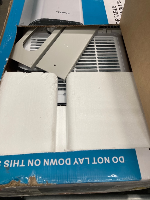 Photo 1 of 14,000 BTU Portable Air Conditioner Cools Up to 700 Sq.Ft, Auto-Evaporation Low Noise Portable AC Unit with Remote Control Fits for Large Room, Office, Garage,White