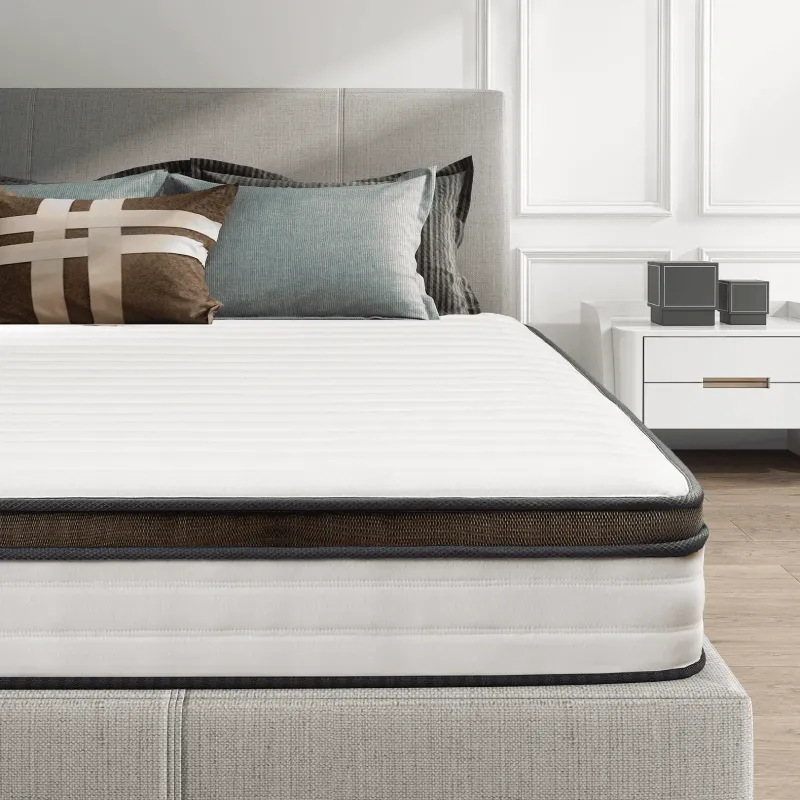 Photo 1 of 10"  Mattress,Z-HOM Full Size Mattresses in a Box Medium Firm Cool Comfort Pocket Spring