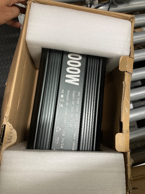 Photo 1 of ** Missing Parts ** 2000W Sump Pump Battery Backup Inverter, Primary Sump Pump Battery Backup System for Emergency and Power Outage, Pure Sine Wave Power Inverter, LCD Display