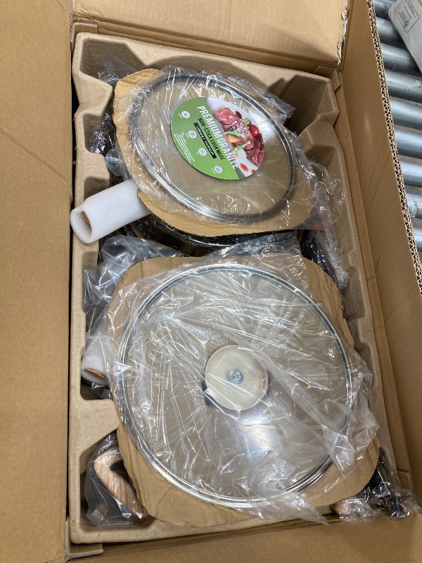 Photo 1 of ** Stock Picture for reference only ** SODAY Granite Kitchen Nonstick Cookware Set