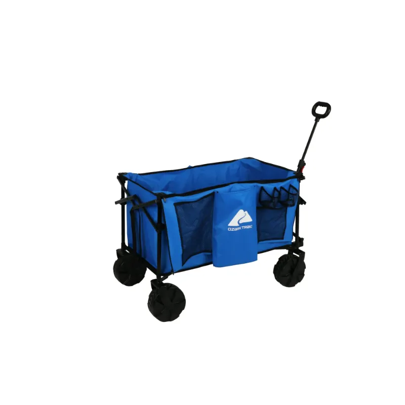 Photo 1 of ** Stock photo for reference only ** All-Terrain Big Bucket Cart Wagon blue