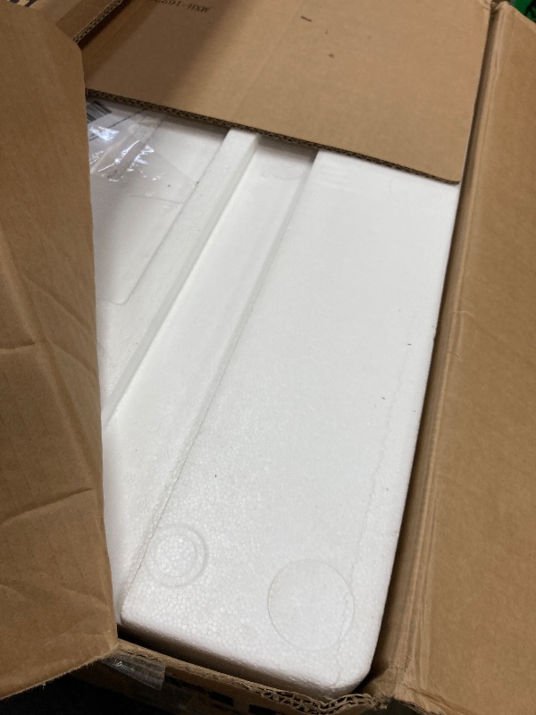 Photo 1 of **230 PLUG/HAS CRACK ON BOTTOM FRONT CORNER**Keystone 12,000 BTU Wall Mounted AC Unit and Dehumidifier, 230V, Wall Unit for Bedroom, Bathroom, Nursery, and Medium Sized Rooms up to 550 Sq.Ft., AC Wall Unit with Remote, Quiet, High Efficiency AC