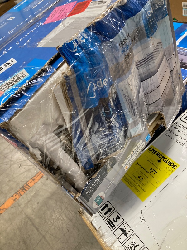 Photo 1 of ***PARTS ONLY -SELLING AS PARTS ONLY *** 
Midea MAW08V1QWT U-Shaped AC Window Air Conditioner