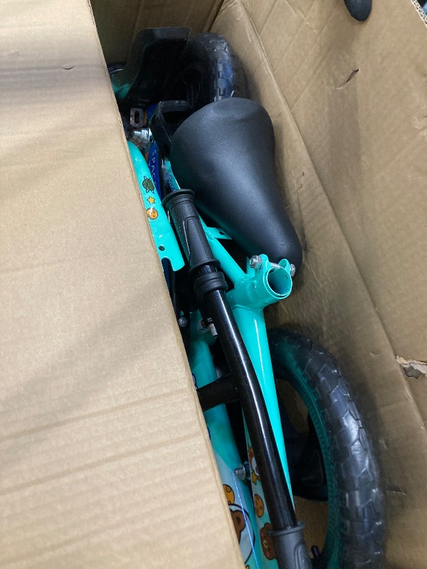 Photo 1 of ***the photo is only to the reference, its not exactly**Eotvia Kids Bike with Training Wheels, 12 inch Bike with Basket, Kids Bicycle with Seat/Handlebar, Children Bike Bicycle for Kids Boys Girls 3-5,Green