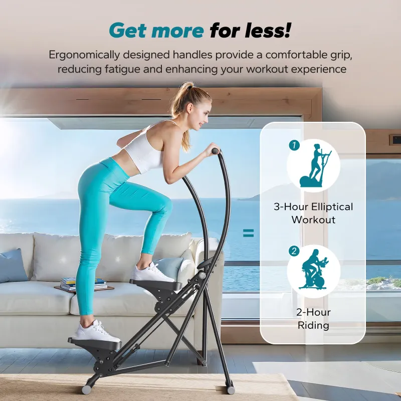 Photo 1 of ***PARTS ONLY***
MERACH 3 in 1 Stepper Climber Elliptical with Handles, Adjustable Incline, Full Body Home Fitness Machine