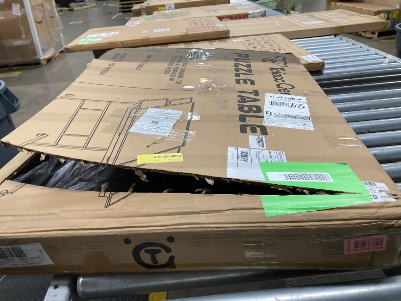 Photo 1 of ***(USED SLIGHT WOOD SPLIT ON CORNER EDGIG -SELLING AS IS ONLY -SOME SCUFFS/SCRATCHES***
Jigsaw Puzzle Table 1500 Pieces with Drawer and Legs, Five Tilt Angle Adjustable, Portable Puzzle Table for Adults with Protective Cover