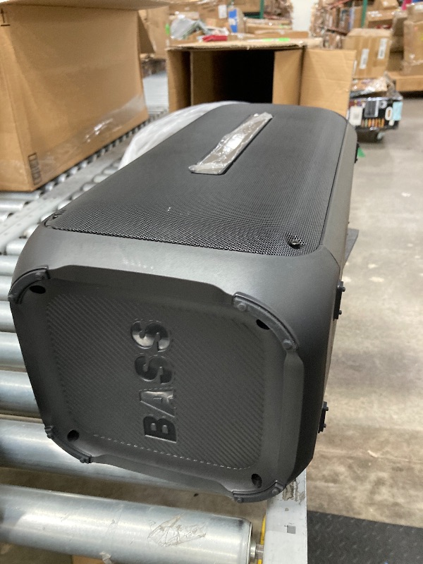 Photo 1 of ******Only for part . The volume doesn't increase*******.BASS Party 8 Dual 8" Portable Bluetooth Speaker, 2000W Peak/400W RMS, LED Modes, TWS Linking, for Parties and Outdoor Events