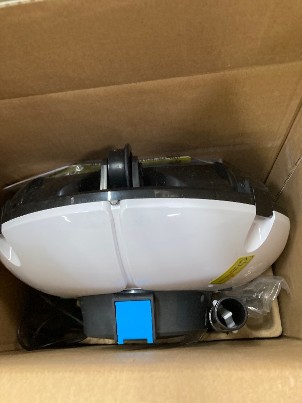 Photo 1 of 2025 Upgrade) Cordless Robotic Pool Cleaner, Winny Pool Cleaner Automatic Pool Vacuum with Dual Filters, 80 Mins Runtime, Ideal for Flat Above Pools Up to 645 Sq.Ft (White and Blue)