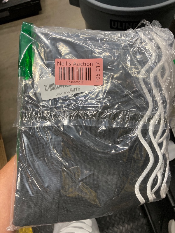 Photo 1 of ***DAMAGE, BROKEN ZIPPER REPAIR NEEDED)*** SELLING AS IS *** 
JOJOGOGO Black and White Scalloped Outdoor Lumbar Pillow Covers 12x20 Waterproof & Sunproof Set of 2, Black Outdoor Pillows Embroidered Decorative Throw Pillows for Couch Porch and Patio Furnit