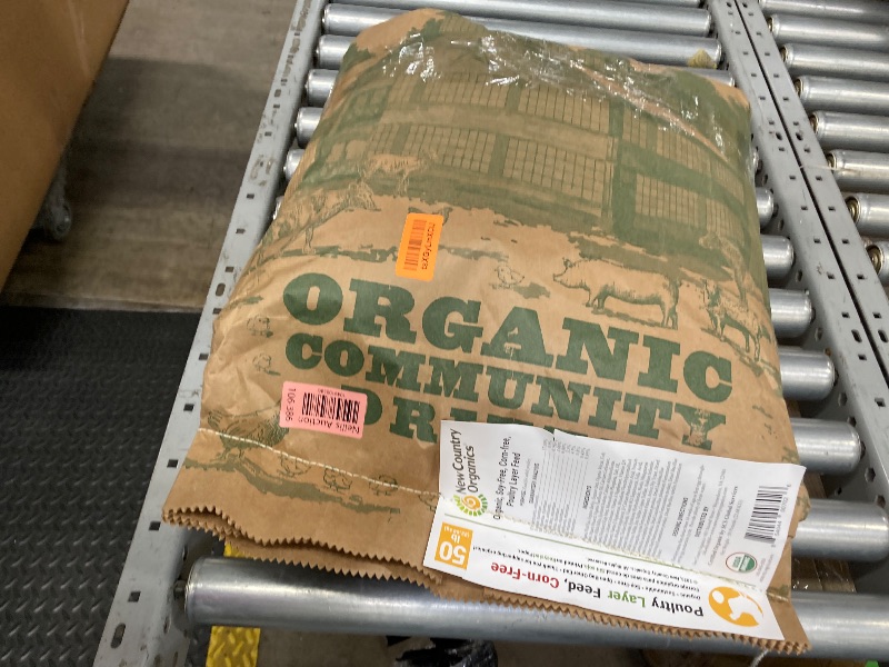 Photo 1 of New Country Organics | Corn-Free Classic Layer Chicken Feed for Laying Hens | Corn-Free and Soy-Free | 17% Protein | Certified Organic and Non-GMO Chicken Food | 50lbs Bag