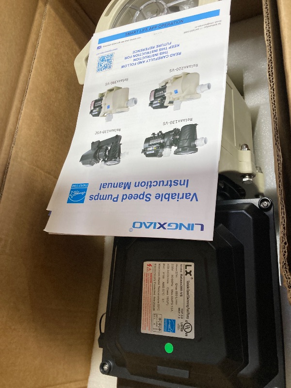 Photo 1 of LINGXIAO Variable Speed Pool Pump 3 HP, Smart Pool Pump Inground with Smart Life Control, 230V, 10302GPH, Energy Star Certificate, Powerful Flow Pool Pumps Motor - (2025 New Upgrade)