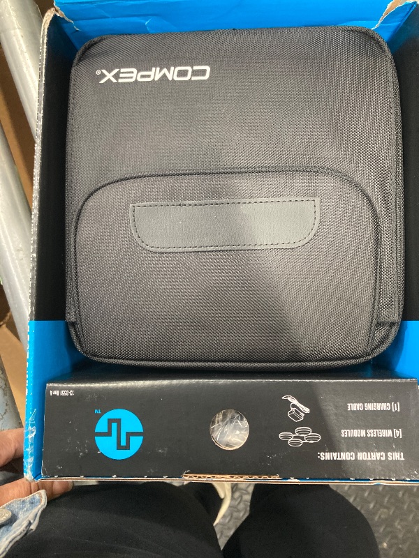 Photo 1 of Compex Wireless USA 2.0 Muscle Stimulator w/ TENS Bundle Kit: Muscle Stimulation Machine, with Snap Electrodes,Programs, Wireless PODs etc, Black