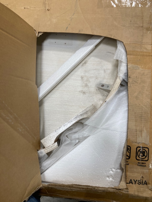 Photo 1 of ***(TABLE ONLY)*** VECELO Peatuk Solid Wood Dining Table, Modern Breakfast Dinette Kitchen Table for Dining Room, Kitchen, Grey