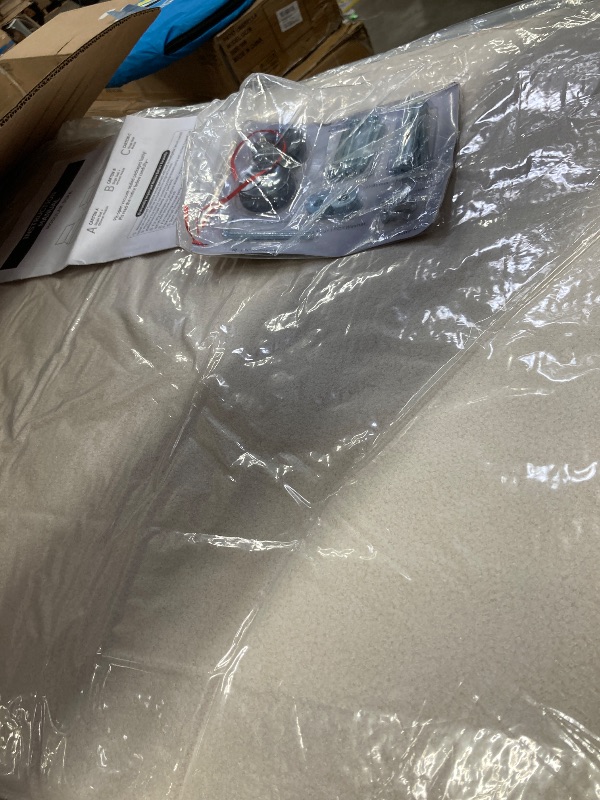 Photo 1 of
Ktaxon 120 W Sectional Sofa Modern Convertible Couch with Double Cushions L Shaped Sofa with Reversible Chaise Teddy Velvet Sofa Set with 3 Wider Se