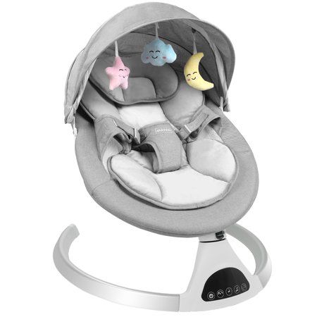 Photo 1 of ***USED**HARPPA Electric Baby Swing Bluetooth Speaker Remote Control Gray
