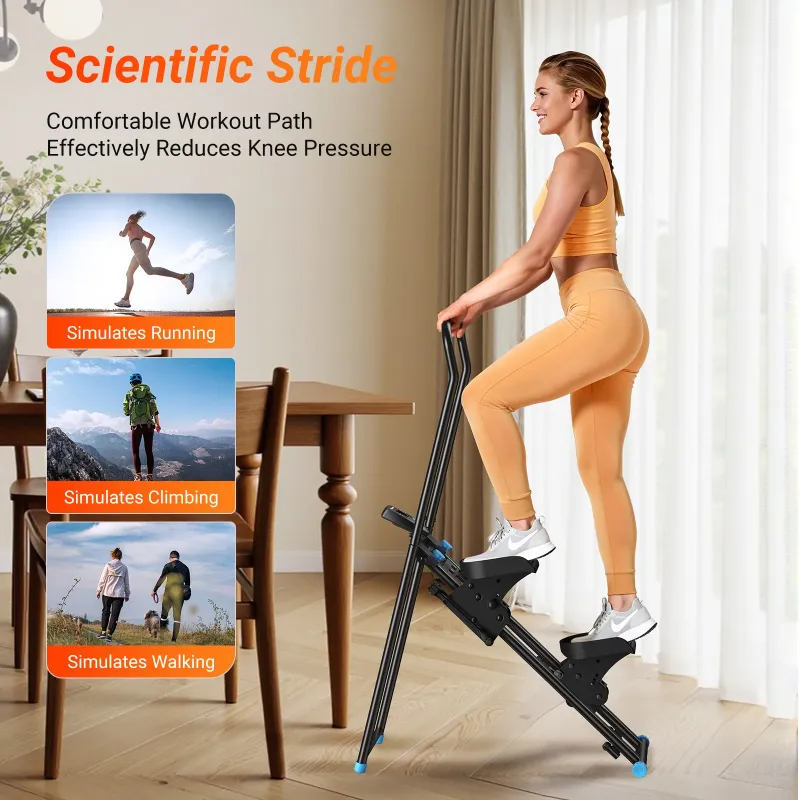 Photo 1 of **USED**MERACH Stair Stepper for Home Compact Foldable Vertical Climber - Full-Body Workout Stepper, Home Gym Cardio Exercise Equipment
