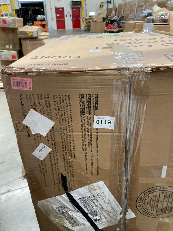 Photo 1 of **USED**BLACK+DECKER 3.0 Cu. Ft. Portable Washer, 26.5 lb. Capacity Washing Machine, 6 Cycles, Quick Connect Sink Adapter and Drain Hose Included, Transparent Lid & LED Display, BPW30MW, White