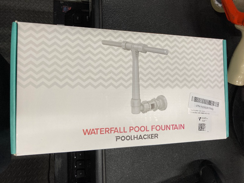 Photo 1 of [Patent Pending] POOLHACKER 2025 Upgrade Pool Fountain - Dual Spray Water Fountains for Above Ground/Inground Pools, 2-in-1 Adjustable Waterfall Pool Sprinkler Fountain (for in-tex & for Best-Way)