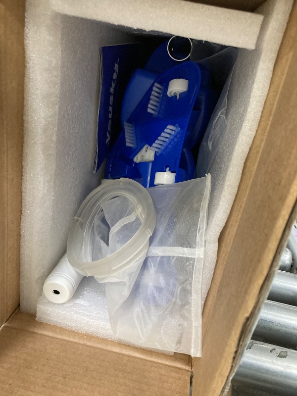 Photo 1 of ***(PARTS ONLY -MISSING PIECES, SELLING AS PARTS ONLY -INCOMPLETE)*** 
Pool Vacuum for Above Ground Pool: Cordless Handheld Pool Vacuum W/Telescopic Pole Rechargeable Swimming Pool Cleaner for Inground Pools and Hot Tubs