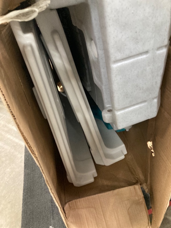 Photo 1 of ***(PARTS ONLY...BOX 2 OF 2 -MISSING BOX 1/2 SELLING AS IS INCOMPLETE***
Step2 Neat & Tidy Cottage Kids Playhouse, Indoor/Outdoor Playset, Interactive Play with Sounds, Made of Durable Plastic, for Toddlers 1.5+ Years Old, Grey