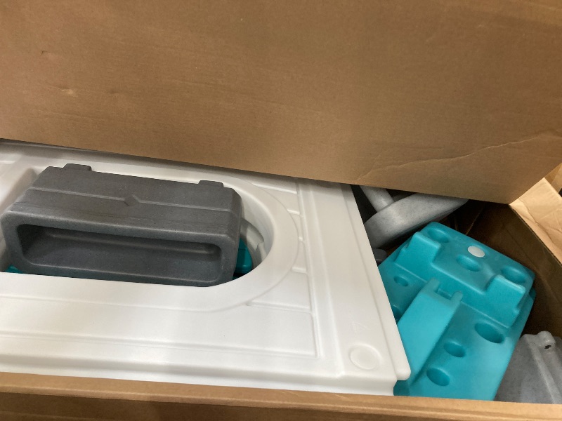 Photo 1 of ***(PARTS ONLY...BOX 2 OF 2 -MISSING BOX 1/2 SELLING AS IS INCOMPLETE***
Step2 Neat & Tidy Cottage Kids Playhouse, Indoor/Outdoor Playset, Interactive Play with Sounds, Made of Durable Plastic, for Toddlers 1.5+ Years Old, Grey