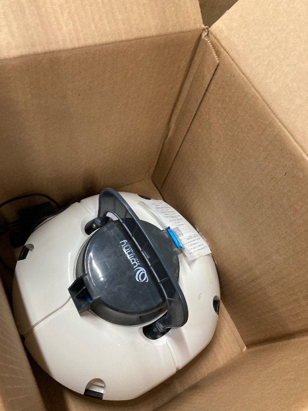 Photo 1 of (2025 Upgrade) Cordless Robotic Pool Cleaner, Winny Pool Cleaner Automatic Pool Vacuum with Dual Filters, 80 Mins Runtime, Ideal for Flat Above Pools Up to 645 Sq.Ft (White and Blue)
