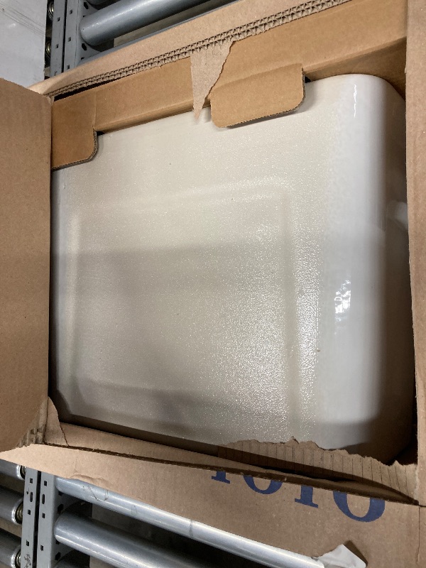 Photo 1 of ** TANK ONLY** TOTO Drake Two-Piece Elongated 1.28 GPF Universal Height TORNADO FLUSH Toilet with CEFIONTECT and Right-Hand Trip Lever, Cotton White - CST776CEFRG#01