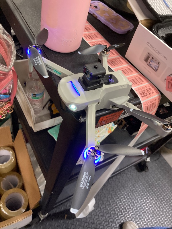 Photo 1 of Drone with 4K UHD Camera for Adults,S159 Pro GPS Drone Brushless Motor,Upgraded 4.5" Screen, Smart FPV Foldable Quadcopter for Beginners, Auto Return, Follow Me, Waypoints, 60 Mins Flight Time,Gift, with Obstacle Avoidance