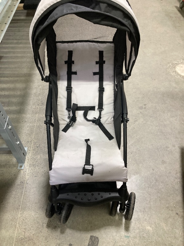Photo 1 of **MISSING PARTS/HAS SPOTS-SEE PICS**Kolcraft Cloud Plus Lightweight Umbrella Stroller for Toddlers with Reclining Seat, Large Storage Basket, Canopy, Infant & Parent Trays, Compact Fold for Summer Travel, Durable Frame, Slate Gray