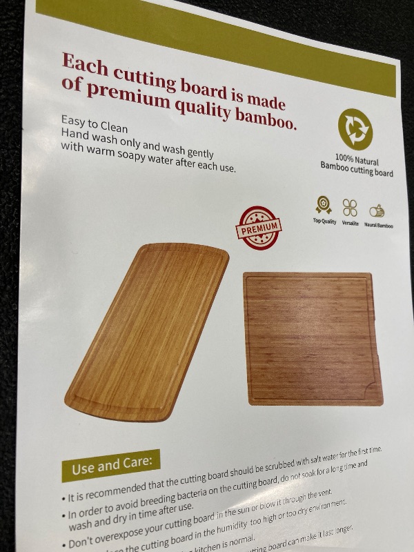 Photo 1 of ***the description is only to the reference***Keechee Dishwasher Safe Durable Lightweight Bamboo Wood Cutting Boards for Busy Kitchen, Easy Storage & Clean Wooden Chopping Boards Reversible with Juice Groove, Kitchen Gift for Home Cooks