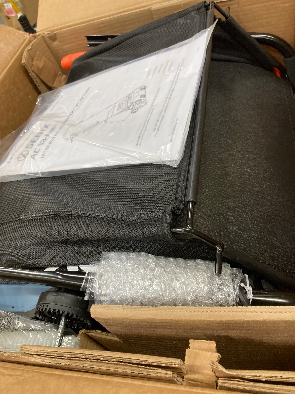 Photo 1 of **MISSING HARDWARE TO ATTACH HANDLE**SENIX 13 Amp 15-Inch Electric Dethatcher and Scarifier with Collection Bag MPN: SCE13-M