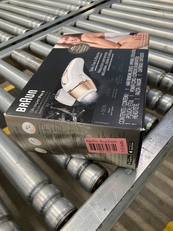 Photo 1 of ***(PARTS ONLY - SELLING AS PARTS ONLY)*** 
Braun Smart IPL, Silk·Expert Pro 5: at Home Laser Hair Removal for Women and Men, Permanent Visible Hair Reduction in Hair Regrowth for Body & Face, with Venus Swirl Razor, Corded, IPL5137