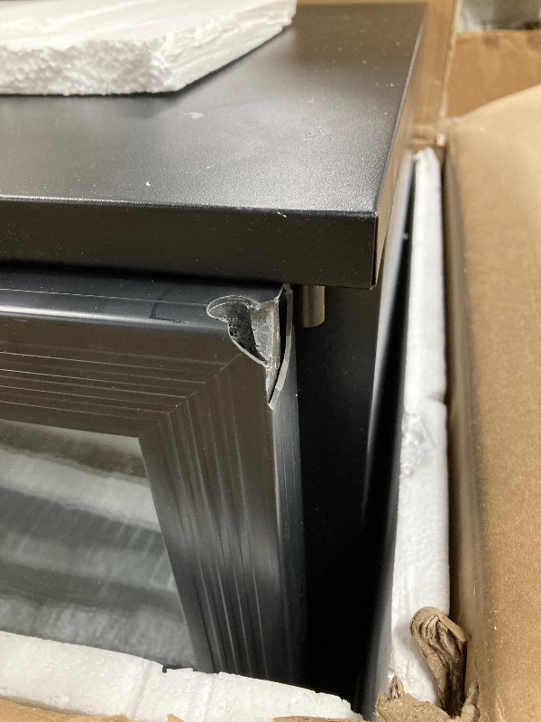 Photo 1 of **DAMAGED CORNER OF DOOR TOP FRONT SEE PIC**ECEVT 36" W Back Bar Cooler Under Counter Beverage Refrigerator 2 Glass Door 7.4 Cu.ft for Beer Soda Drinks Wine with LED Lighting for Commercial Display Beverage Fridge
