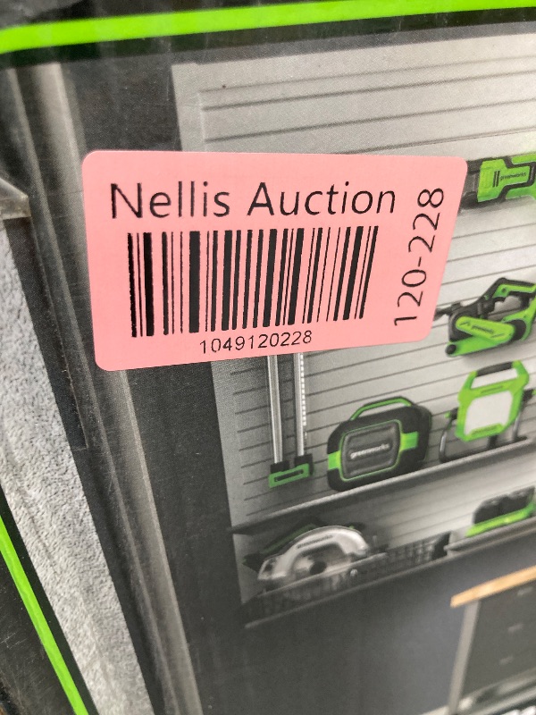 Photo 1 of ***(SELLING AS IS -MISSING PIECES )*** Greenworks 48V (2x24V) 21" Brushless Mower+12" String Trimmer+320CFM Blower,(2) 5.0Ah Batteries and 4A Dual Port Charger  ***(SOME SCUFFS/SCRATCHES, DIRT/GRASS RESIDUE, MISSING PIECES BOX RIPPED/TORN)***