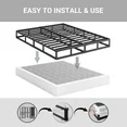 Photo 1 of  Full Size Box Spring, Full Box Spring Only, Metal Box Spring Full with Fabric Cover, Sturdy Mattress Foundation, Noise Free, Non-Slip, Easy Assembly