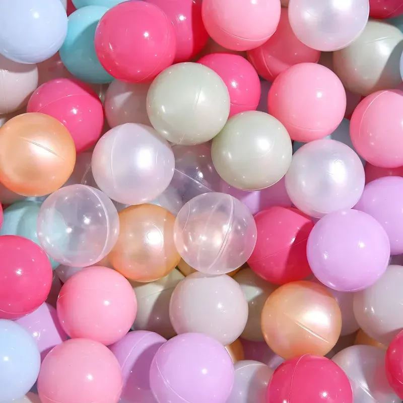 Photo 1 of 100 piece PlayMaty Phthalate Free Crush Proof Plastic Pit Balls 2.16”
